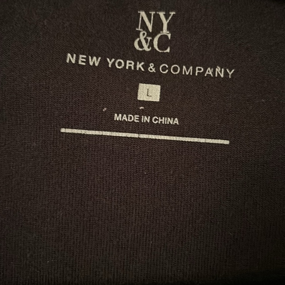 NY&Co black velour track suit - Picture 3 of 7